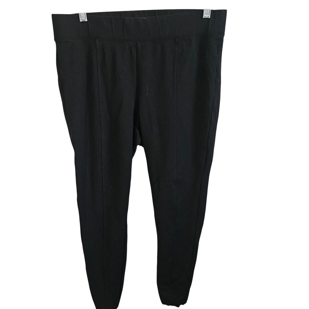 Old Navy Women's Size L Stevie Ponte Pant Leggings Black Office Minimalist Basic